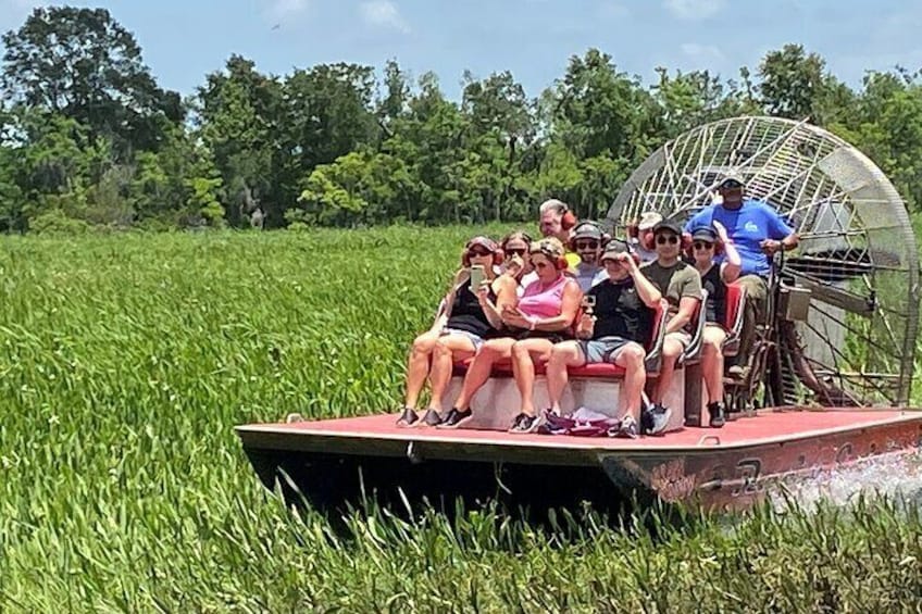 Airboat Swamp Tour in Luling