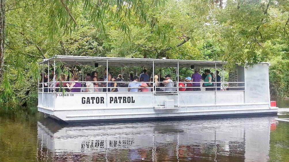 Gator Patrol boat in New Orleans 