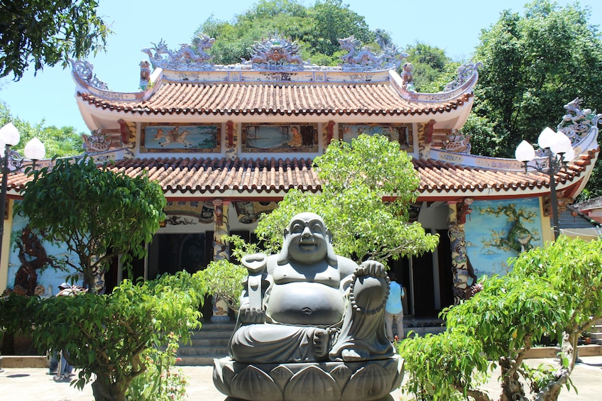 Show item 5 of 10. Marble Mountains & Linh Ung Pagoda from Hoi An