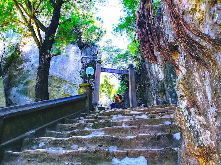 Marble Mountains & Linh Ung Pagoda from Hoi An