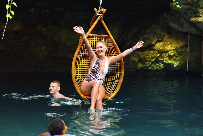 Semi Private 3 waterfall cenotes experience