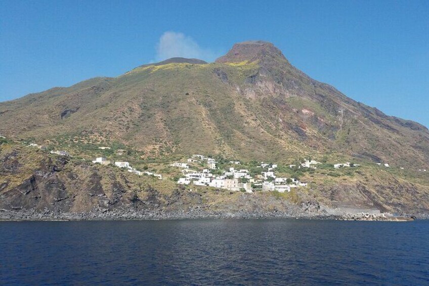Ginostra village in Stromboli