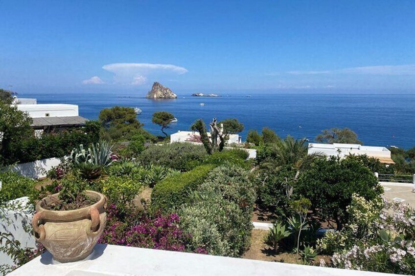 The view from the island of Panarea