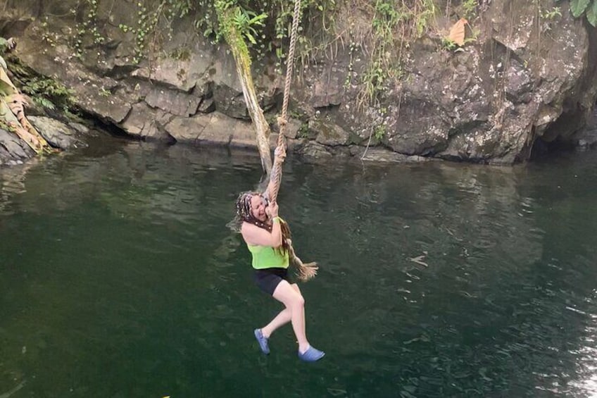 El Yunque Waterslide, Waterfalls & Rope Swing Adventure