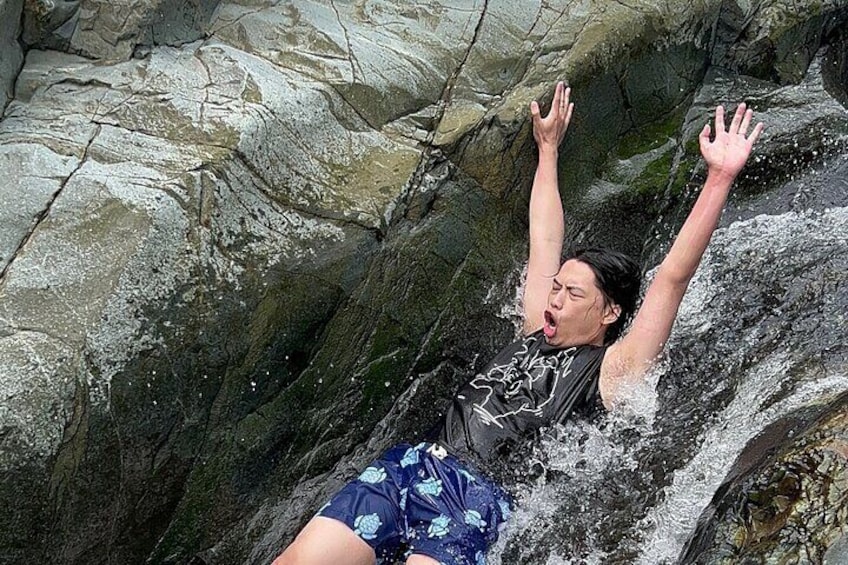 The Adventure in El Yunque Rainforest Waterslides, Waterfalls & Rope Swing