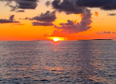 Key West: Private Tiki Boat Sunset Cruise