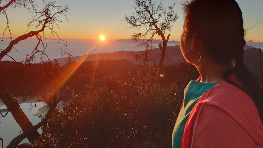 Sunrise Sunan Ibu,Kawah Putih,Volcano,Tea factory,Hot spring