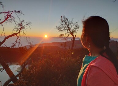 Sunrise Sunan Ibu,Kawah Putih,Volcano,Tea factory,Hot spring