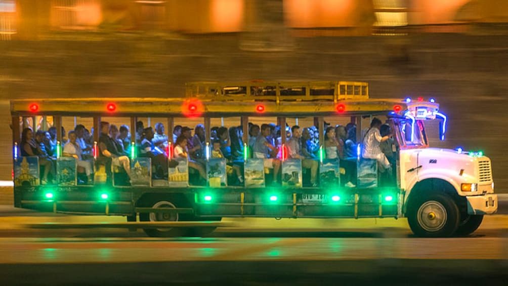 Party bus in Cartagena