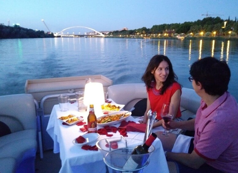 Picture 1 for Activity Seville: Private River Cruise with Dinner and Drinks