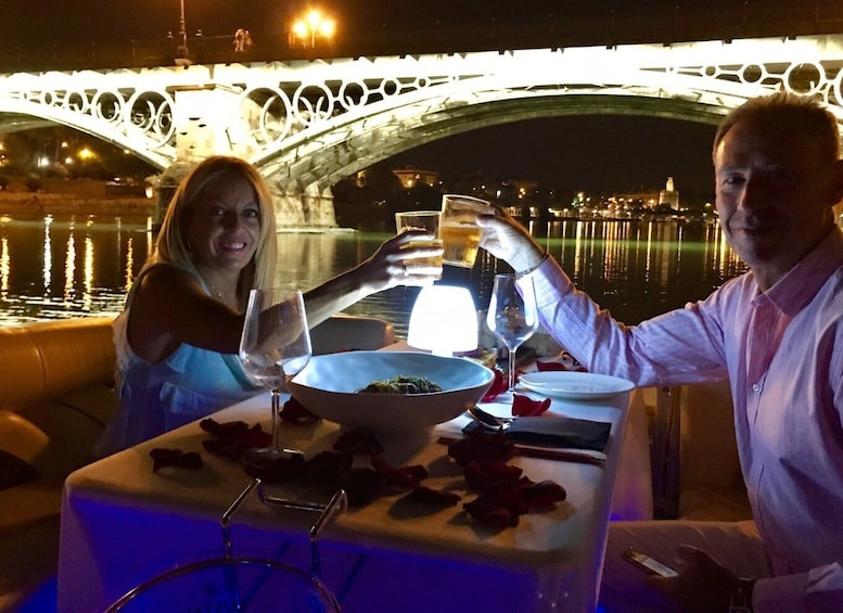Picture 5 for Activity Seville: Private River Cruise with Dinner and Drinks