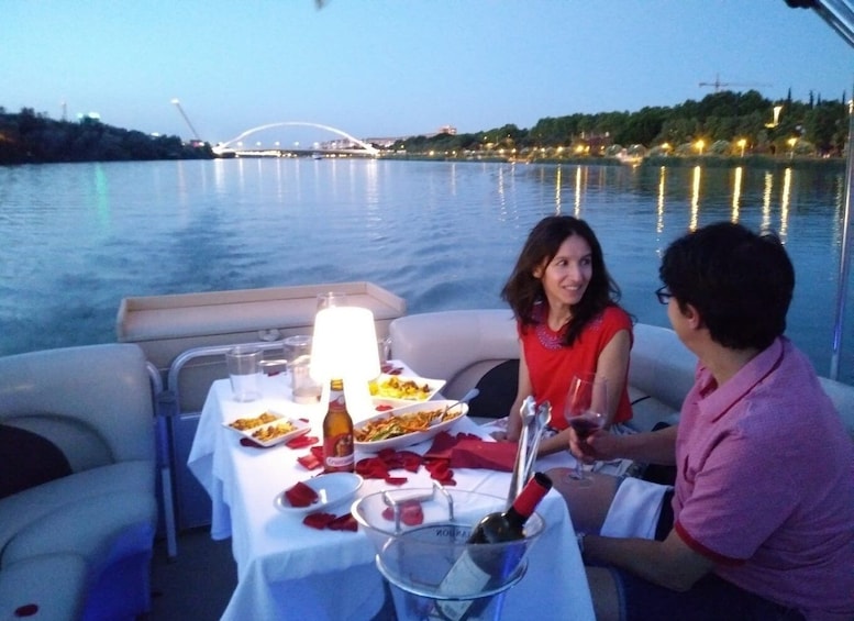 Picture 1 for Activity Seville: Private River Cruise with Dinner and Drinks