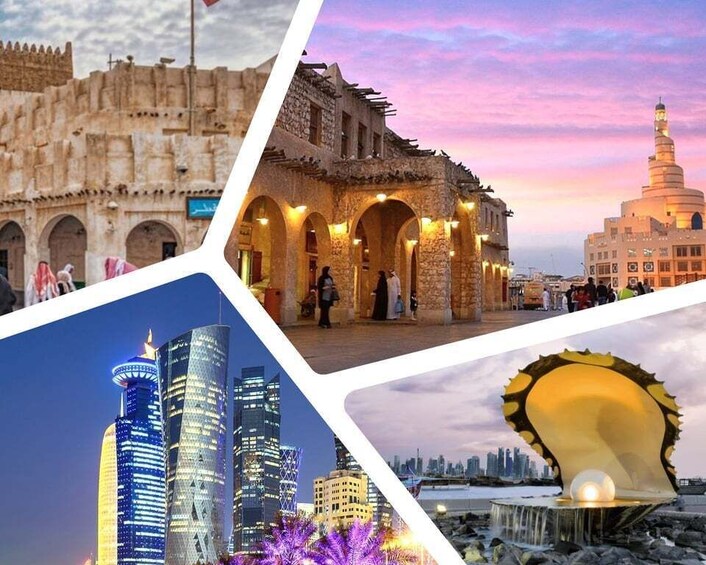 Doha: Guided City Highlights Tour with Roundtrip Transfer