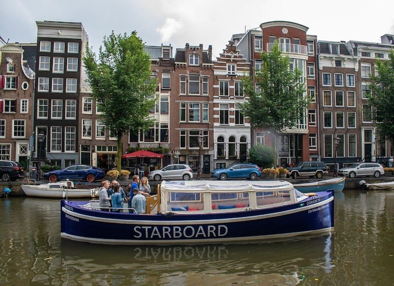 Picture 2 for Activity Amsterdam: Cozy Evening Canal Cruise With Open Bar Option