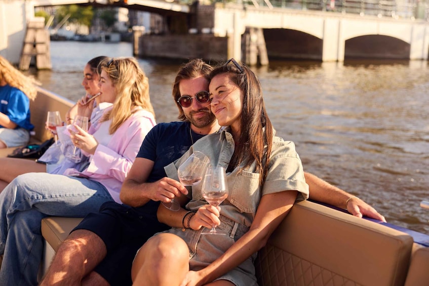 Picture 2 for Activity Amsterdam: Evening Canal Cruise with Unlimited Drinks Option