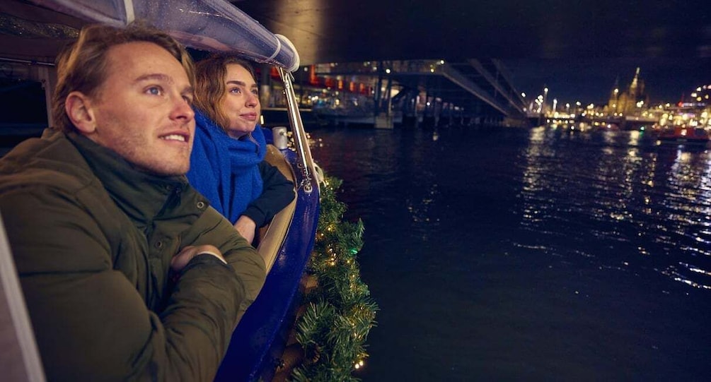 Picture 2 for Activity Amsterdam: Cozy Evening Canal Cruise With Open Bar Option