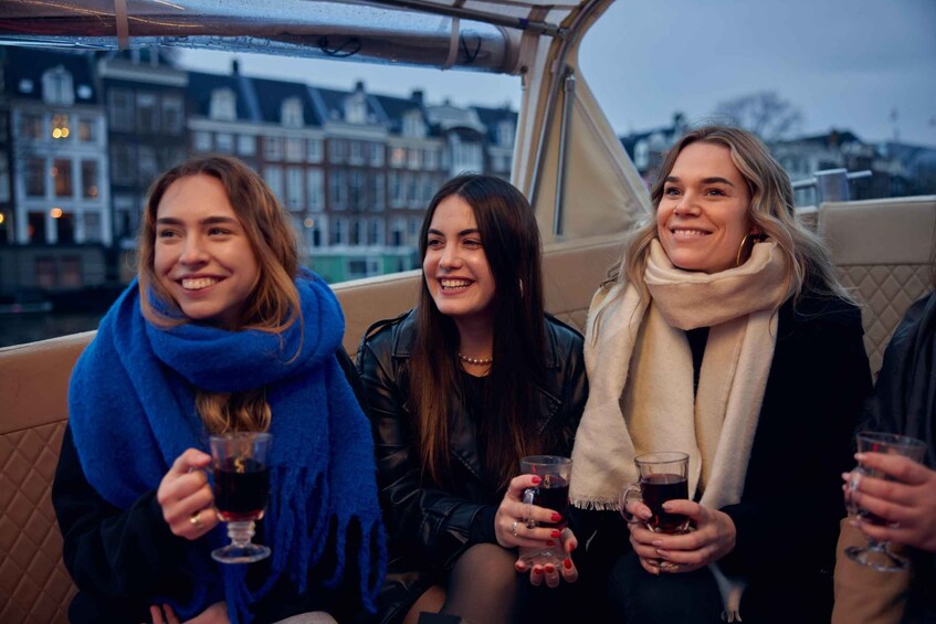 Picture 7 for Activity Amsterdam: Cozy Evening Canal Cruise With Open Bar Option