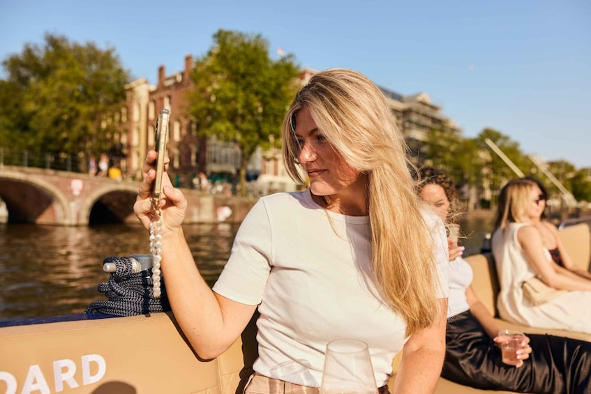 Picture 3 for Activity Amsterdam: Cozy Evening Canal Cruise With Open Bar Option