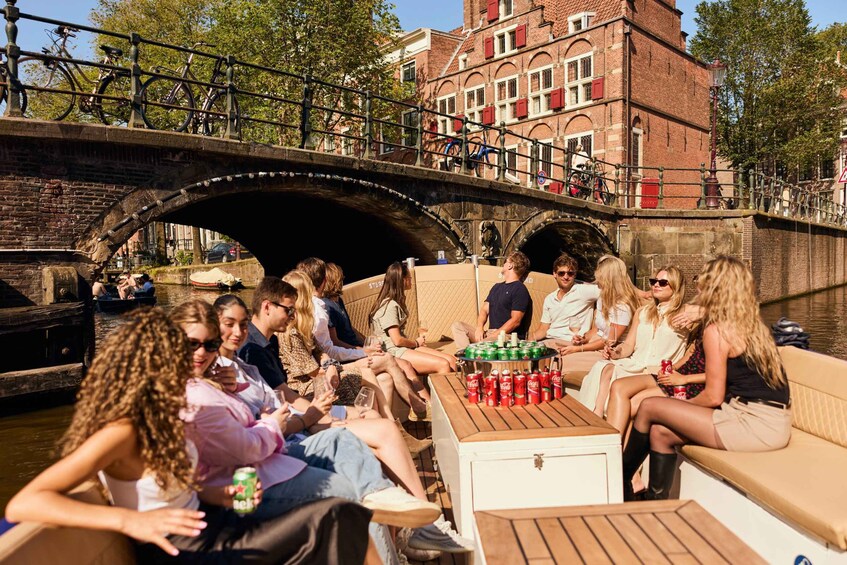 Picture 10 for Activity Amsterdam: Evening Canal Cruise with Unlimited Drinks Option