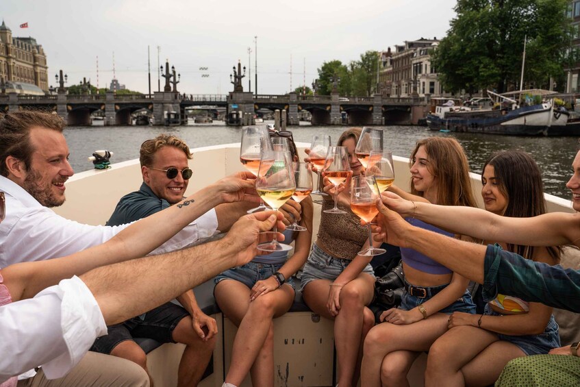Picture 3 for Activity Amsterdam: Private Canal Booze Cruise with Unlimited Drinks