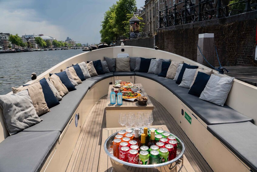 Picture 7 for Activity Amsterdam: Private Canal Booze Cruise with Unlimited Drinks