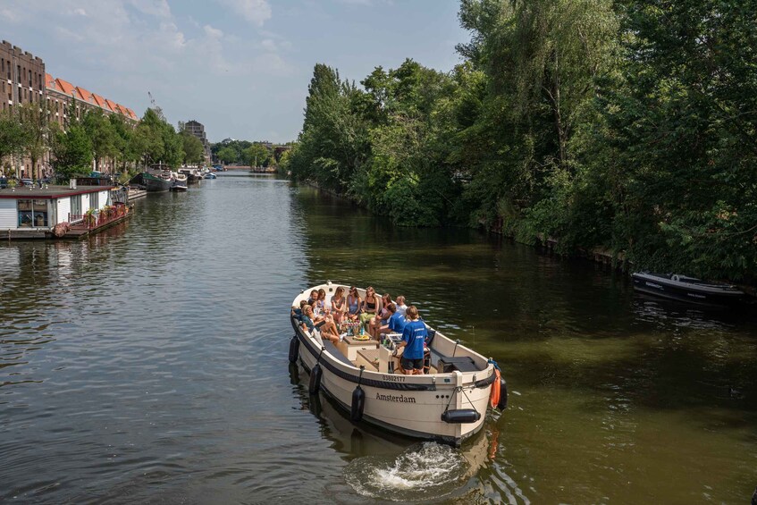 Picture 10 for Activity Amsterdam: Private Canal Booze Cruise with Unlimited Drinks
