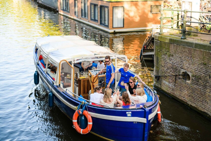 Picture 11 for Activity Amsterdam: Canal Booze Cruise with Unlimited Drinks Option