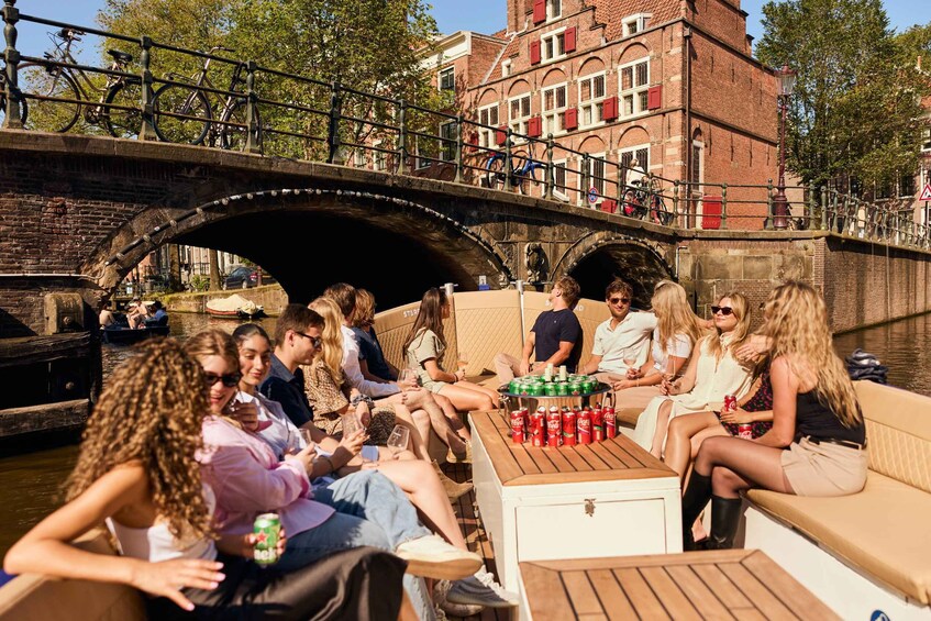 Picture 19 for Activity Amsterdam: Canal Booze Cruise with Unlimited Drinks Option