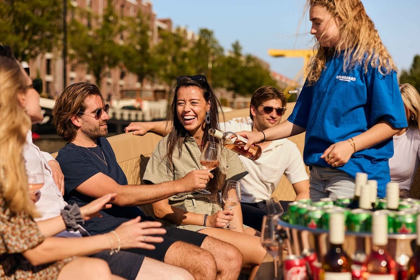 Picture 4 for Activity Amsterdam: Canal Booze Cruise with Unlimited Drinks Option