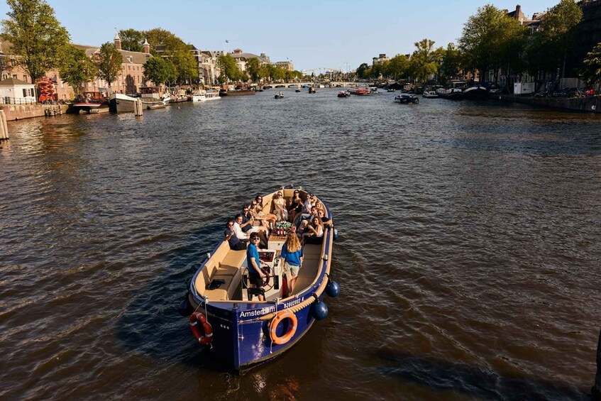 Picture 9 for Activity Amsterdam: Canal Booze Cruise with Unlimited Drinks Option