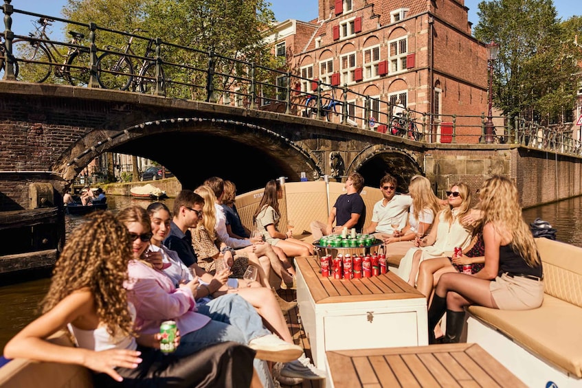 Picture 20 for Activity Amsterdam: Canal Booze Cruise with Unlimited Drinks Option