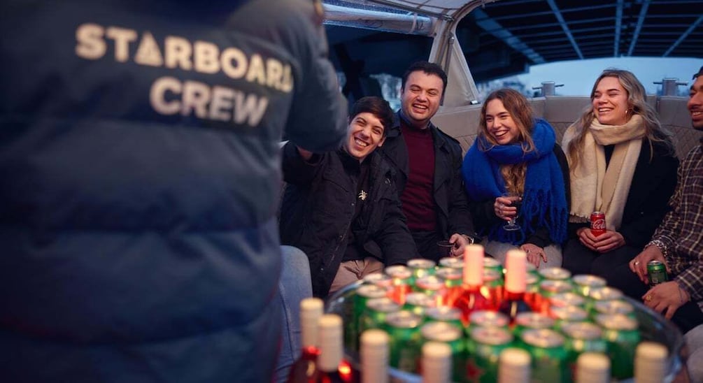 Picture 3 for Activity Amsterdam: Winter Booze Cruise with Unlimited Drinks Option