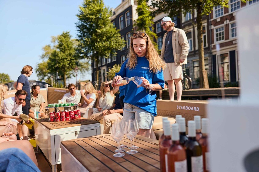 Picture 7 for Activity Amsterdam: Canal Booze Cruise with Unlimited Drinks Option