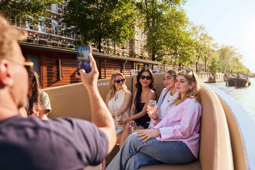 Picture 8 for Activity Amsterdam: Canal Booze Cruise with Unlimited Drinks Option