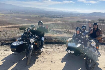 Sonoma: recorrido privado por la bodega en tándem con sidecar