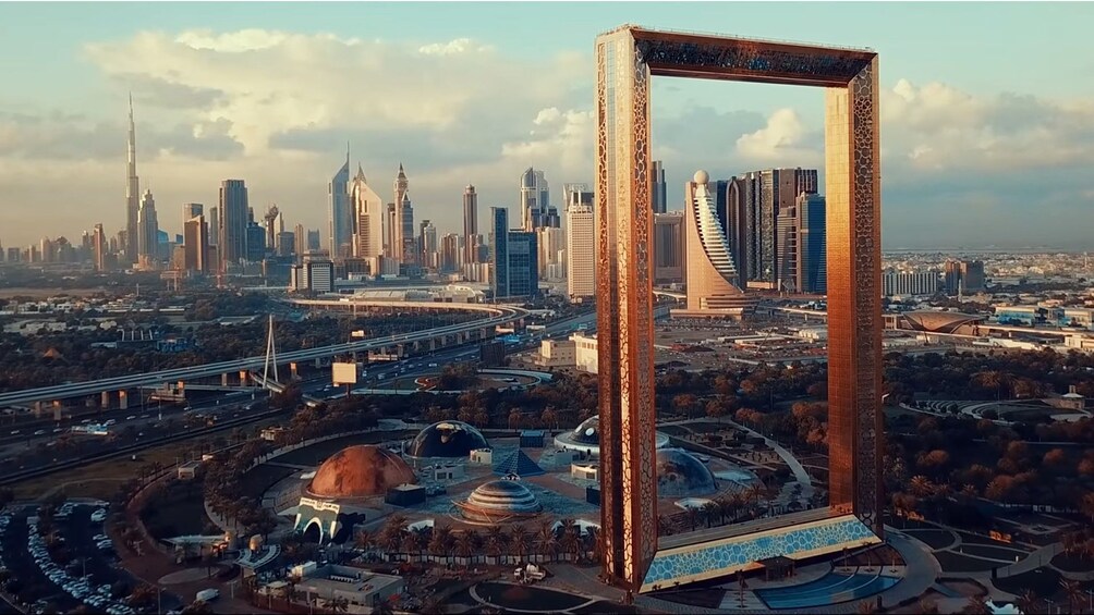 Visit of Dubai Frame with Global Village Visit (Private Tour)