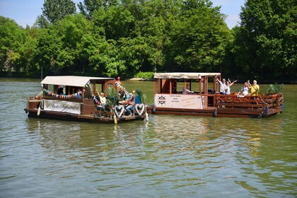 Stuttgart: experiencia en balsa con barbacoa opcional