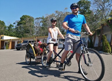 Quebec City - Tandemfahrradverleih auf der Ile d'Orléans