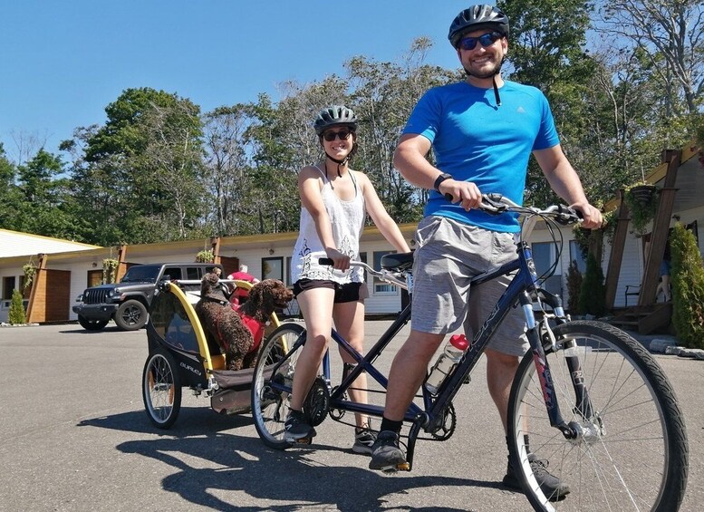 Quebec City - Tandem Bike Rental on Ile d'Orléans