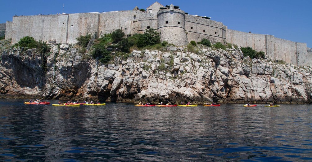 Picture 15 for Activity Dubrovnik: Sunset Sea Kayaking Tour with Fruit Snack & Wine