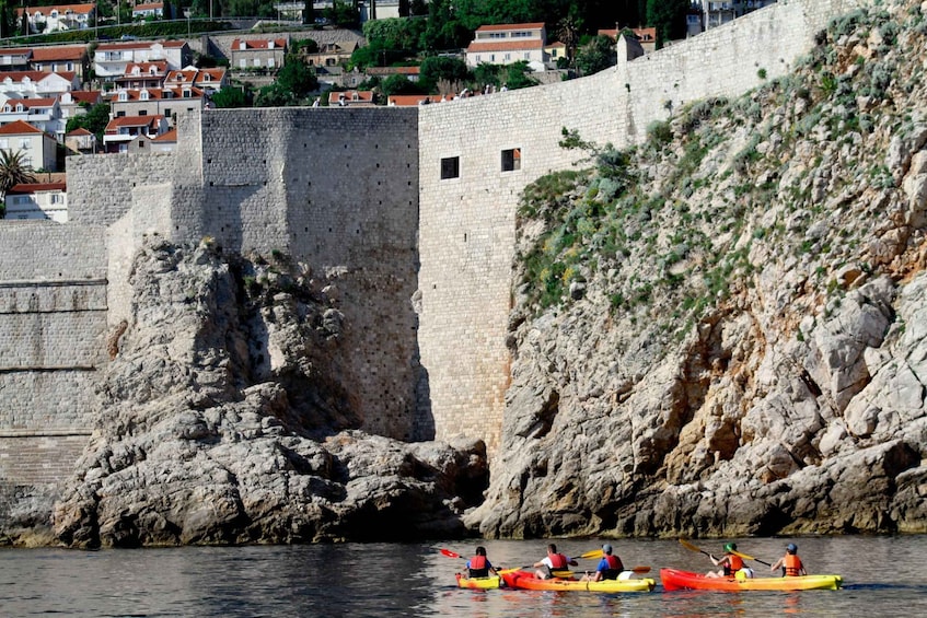 Picture 8 for Activity Dubrovnik: Sunset Kayaking Tour with Fruit Snack and Wine