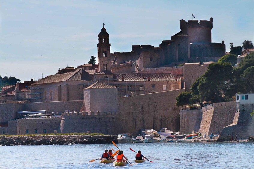 Picture 8 for Activity Dubrovnik: Sunset Sea Kayaking Tour with Fruit Snack & Wine