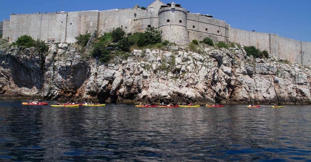 Picture 10 for Activity Dubrovnik: Sunset Kayaking Tour with Fruit Snack and Wine