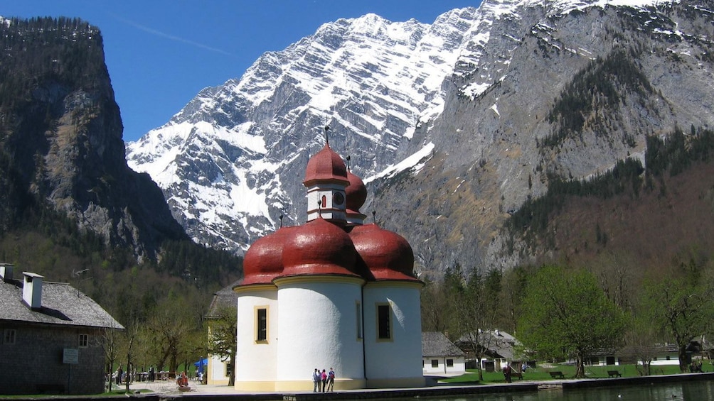 Majestic view of the mountains of the Bavarian Alps
