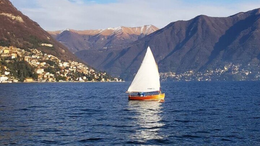 Como lake, view from Moltrasio