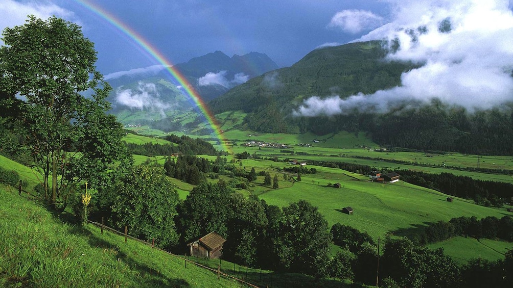 Gorgeous view from Salt Mines in Salzburg