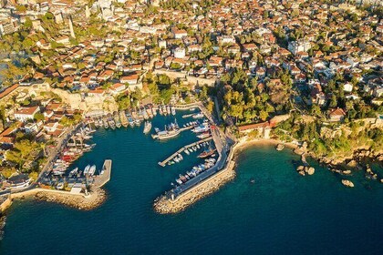 Antalya City Tour Full-Day Boat Tour Cable Car and Waterfall Peerless&Excel...