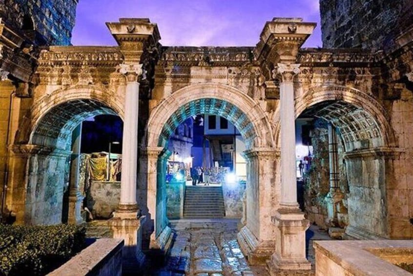 Antalya City Private Full-Day Boat Tour Cable Car and Waterfall