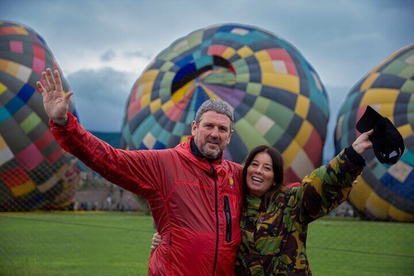 Balloon flight + Breakfast in a cave + Pick up in CDMX (Optional)
