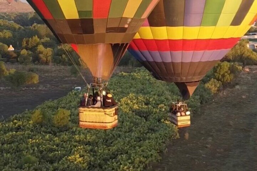 Private Tour and Hot Air Balloon Flight over Teotihuacán